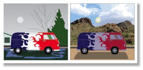 My Van in Indy and Arizona